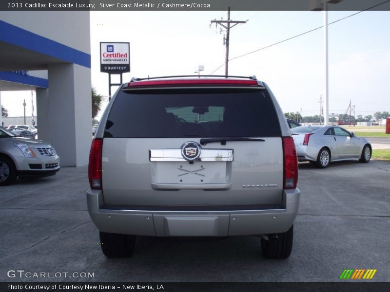Silver Coast Metallic / Cashmere/Cocoa 2013 Cadillac Escalade Luxury