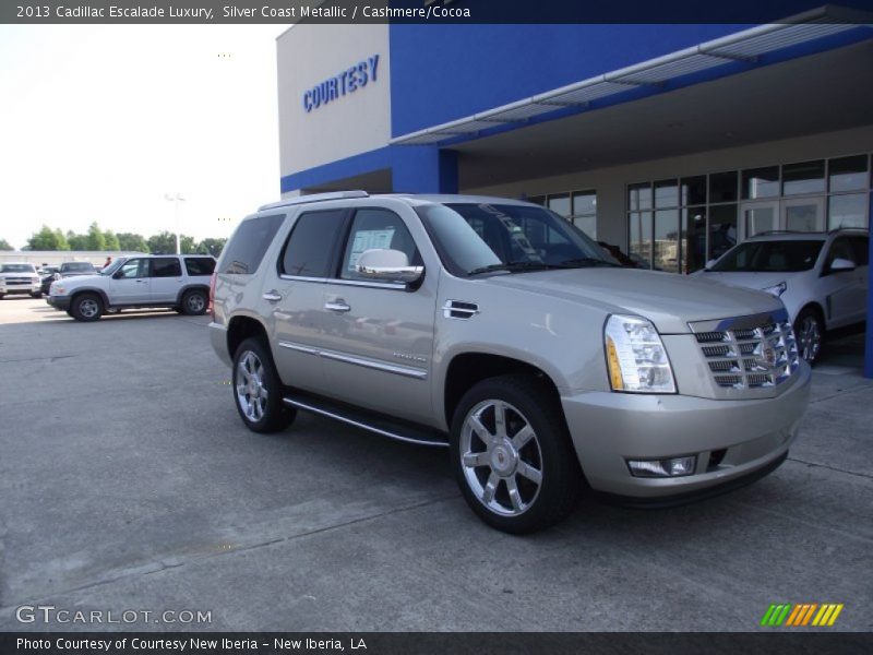Silver Coast Metallic / Cashmere/Cocoa 2013 Cadillac Escalade Luxury