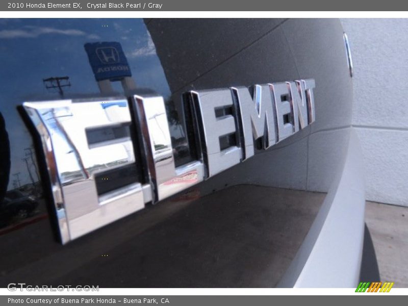 Crystal Black Pearl / Gray 2010 Honda Element EX
