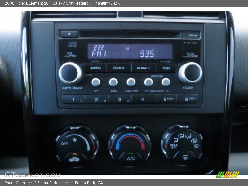Galaxy Gray Metallic / Titanium/Black 2008 Honda Element SC