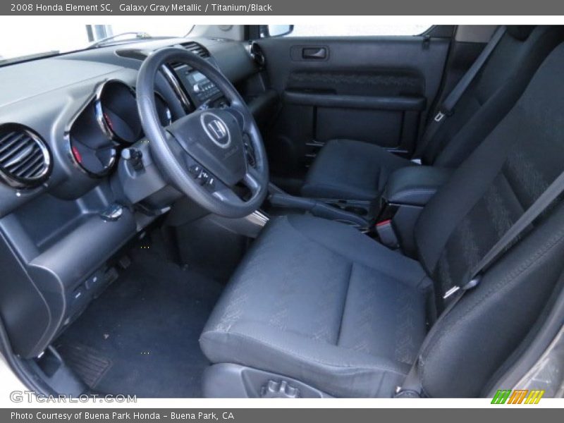 Galaxy Gray Metallic / Titanium/Black 2008 Honda Element SC