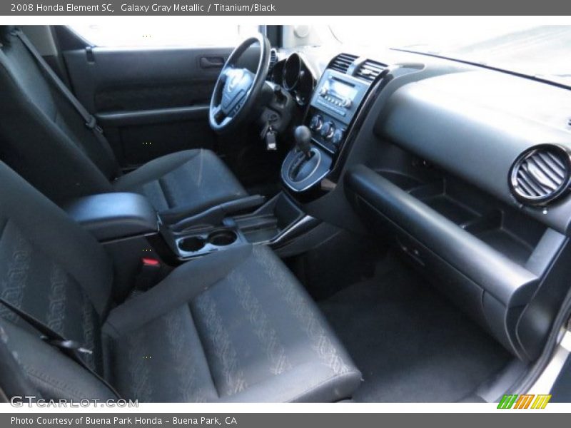 Galaxy Gray Metallic / Titanium/Black 2008 Honda Element SC
