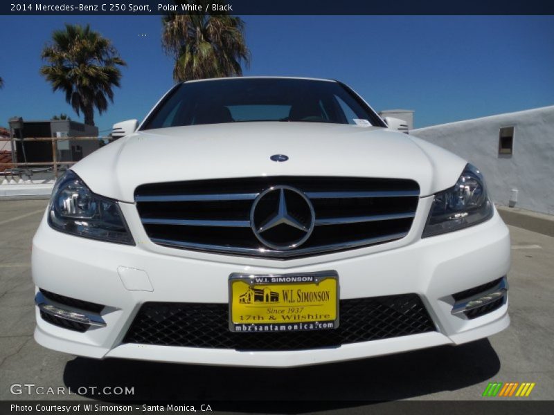 Polar White / Black 2014 Mercedes-Benz C 250 Sport