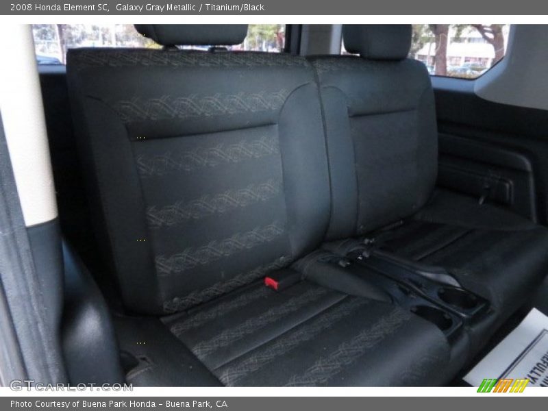Galaxy Gray Metallic / Titanium/Black 2008 Honda Element SC