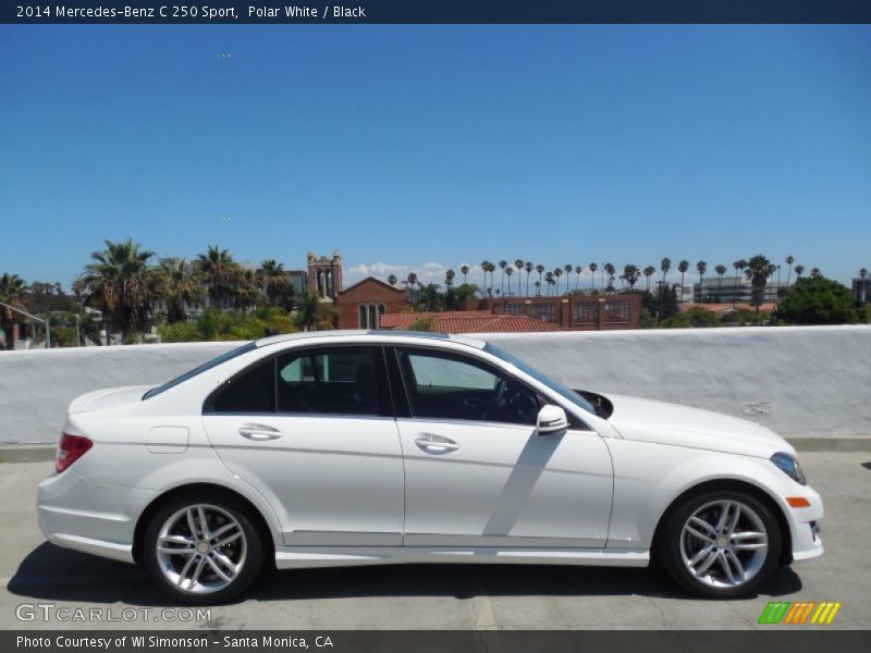 Polar White / Black 2014 Mercedes-Benz C 250 Sport
