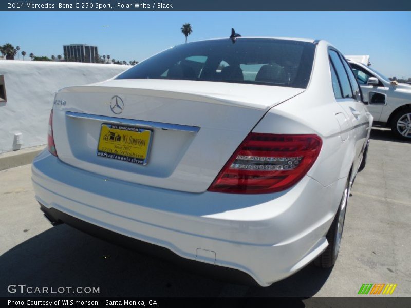 Polar White / Black 2014 Mercedes-Benz C 250 Sport