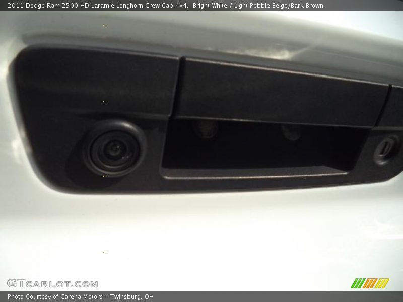 Bright White / Light Pebble Beige/Bark Brown 2011 Dodge Ram 2500 HD Laramie Longhorn Crew Cab 4x4