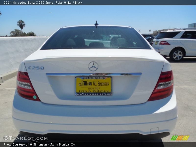 Polar White / Black 2014 Mercedes-Benz C 250 Sport