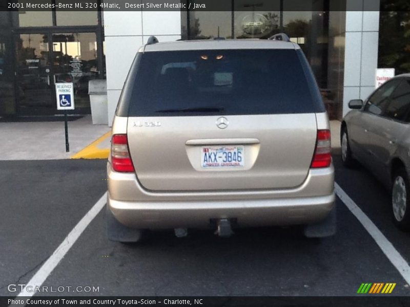 Desert Silver Metallic / Java 2001 Mercedes-Benz ML 320 4Matic