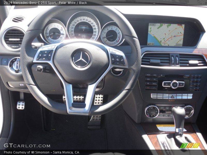Polar White / Black 2014 Mercedes-Benz C 250 Sport