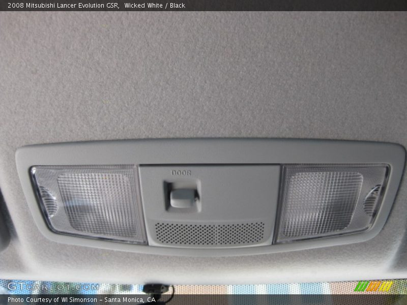 Wicked White / Black 2008 Mitsubishi Lancer Evolution GSR