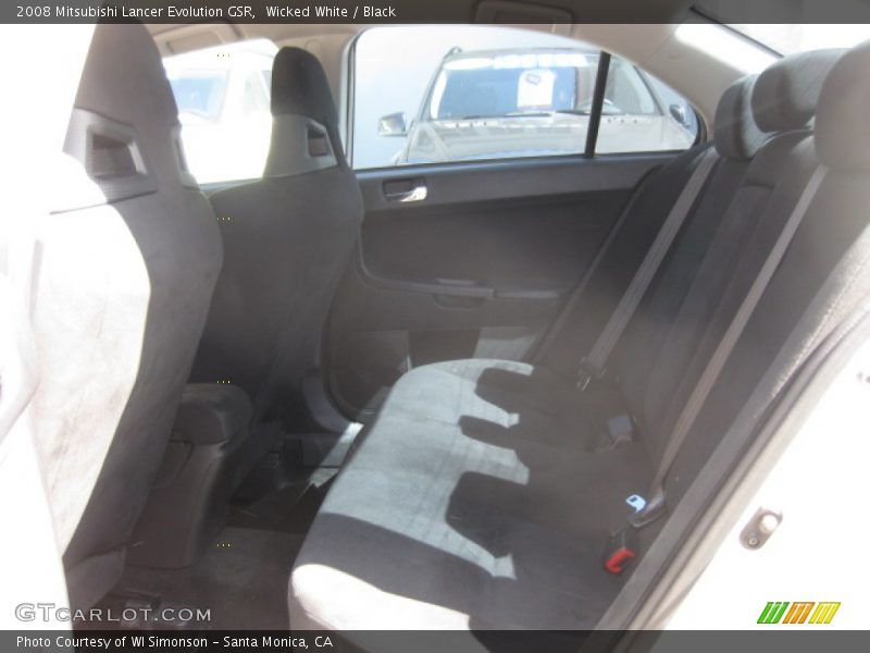 Wicked White / Black 2008 Mitsubishi Lancer Evolution GSR