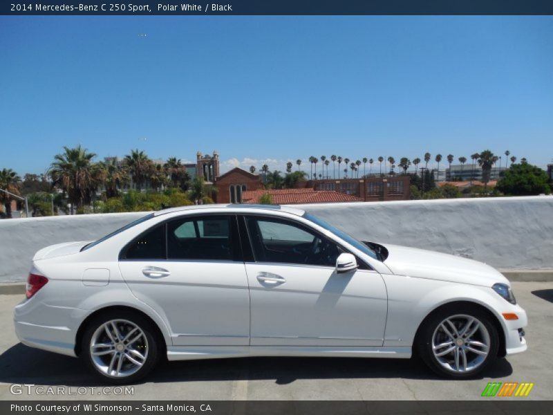 Polar White / Black 2014 Mercedes-Benz C 250 Sport