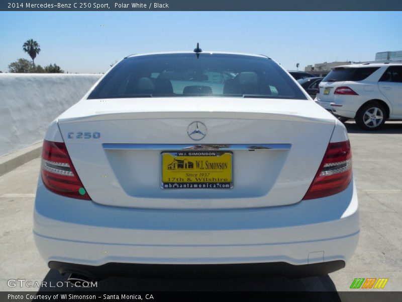 Polar White / Black 2014 Mercedes-Benz C 250 Sport