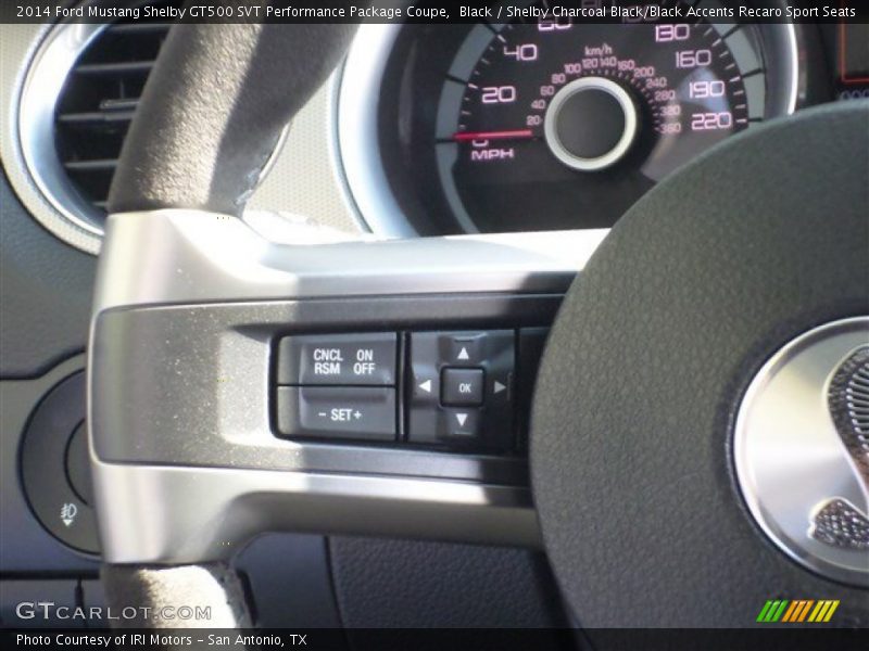 Controls of 2014 Mustang Shelby GT500 SVT Performance Package Coupe