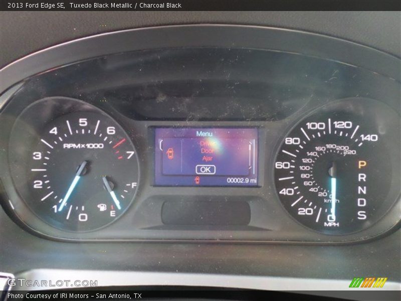 Tuxedo Black Metallic / Charcoal Black 2013 Ford Edge SE