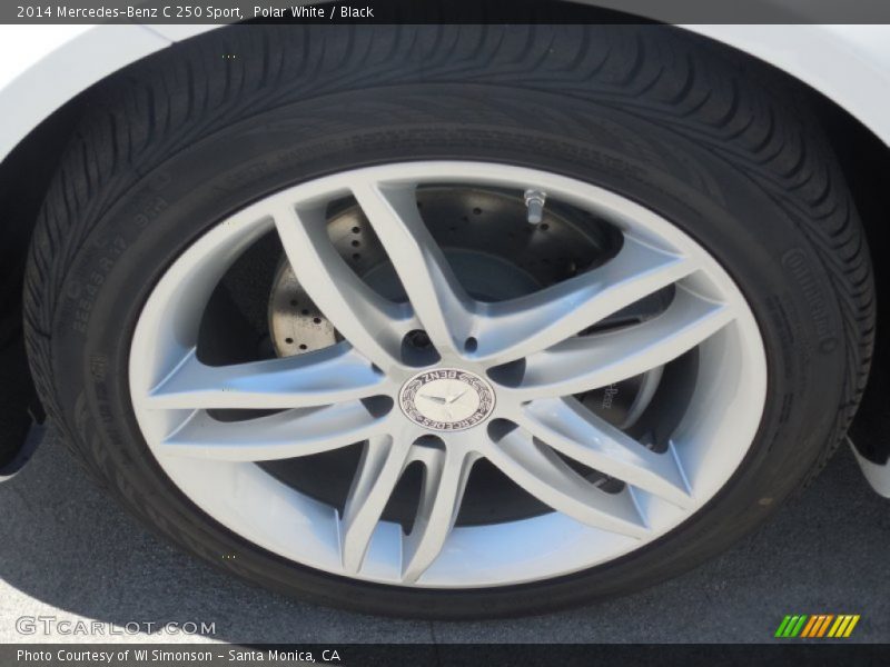 Polar White / Black 2014 Mercedes-Benz C 250 Sport