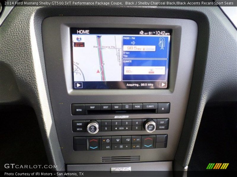 Controls of 2014 Mustang Shelby GT500 SVT Performance Package Coupe