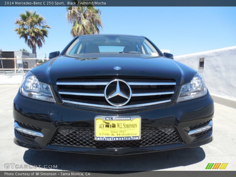 Black / Almond/Mocha 2014 Mercedes-Benz C 250 Sport