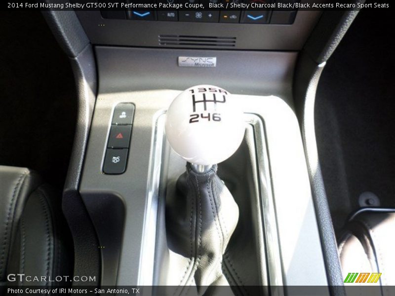  2014 Mustang Shelby GT500 SVT Performance Package Coupe 6 Speed Manual Shifter