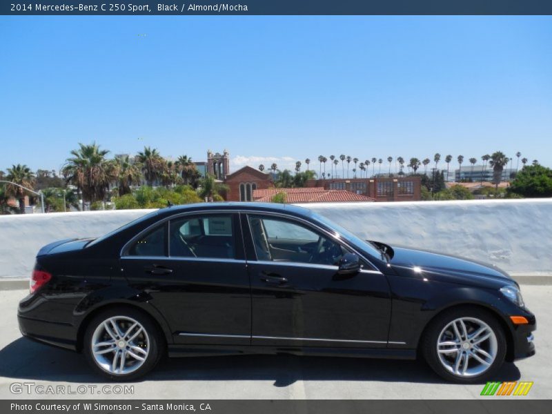 Black / Almond/Mocha 2014 Mercedes-Benz C 250 Sport