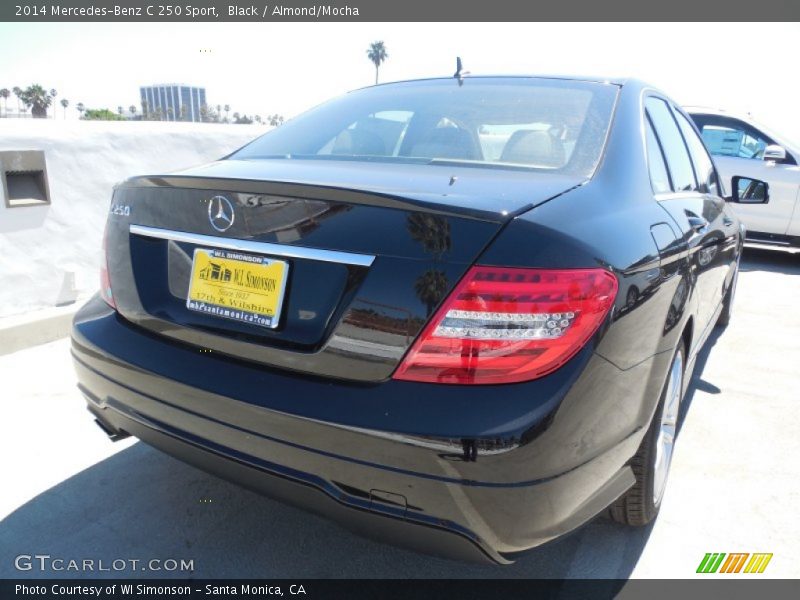 Black / Almond/Mocha 2014 Mercedes-Benz C 250 Sport