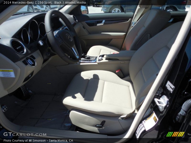 Black / Almond/Mocha 2014 Mercedes-Benz C 250 Sport