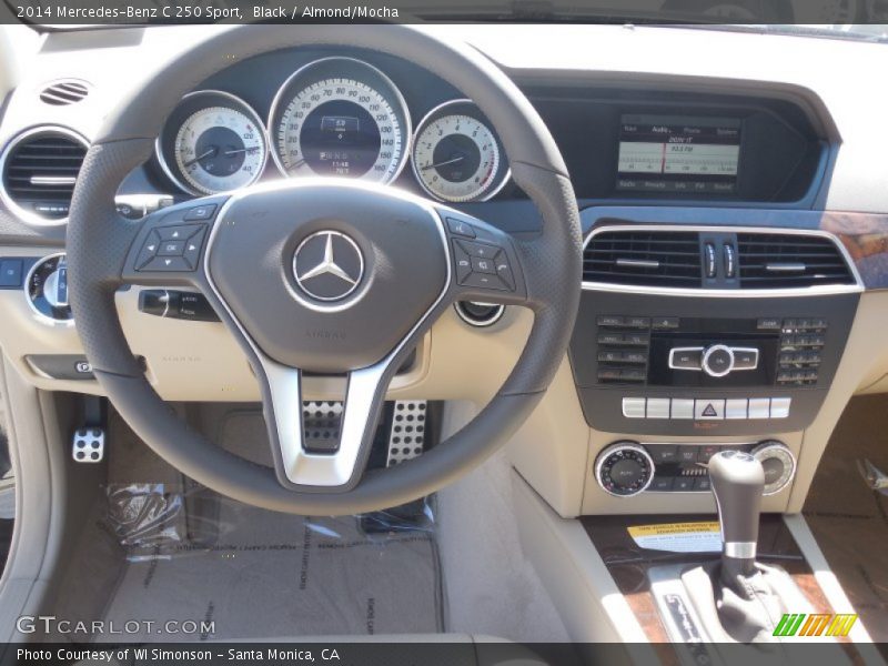 Black / Almond/Mocha 2014 Mercedes-Benz C 250 Sport