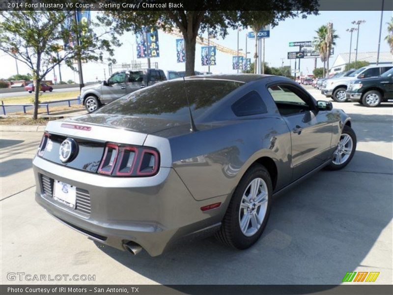 Sterling Gray / Charcoal Black 2014 Ford Mustang V6 Coupe