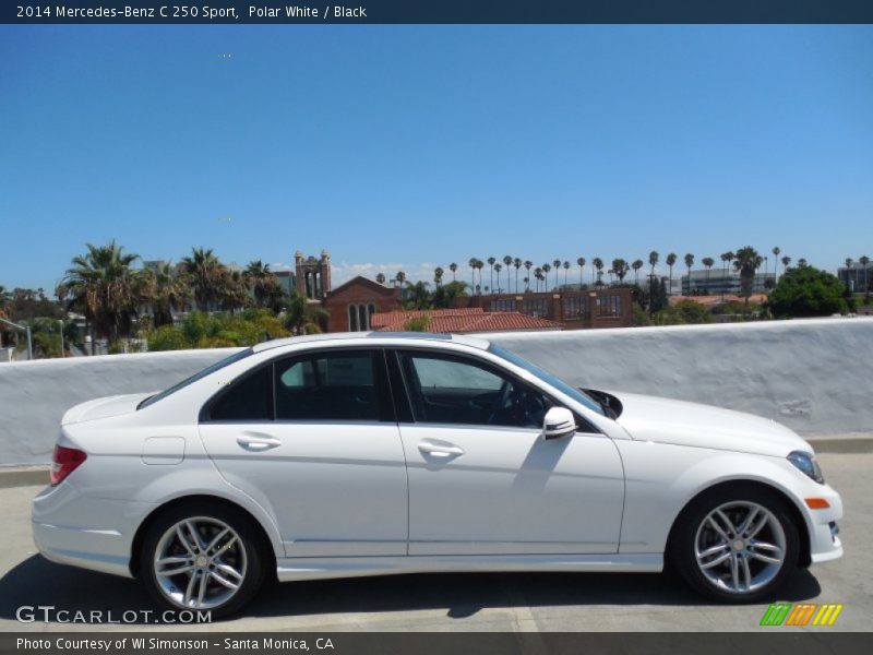 Polar White / Black 2014 Mercedes-Benz C 250 Sport