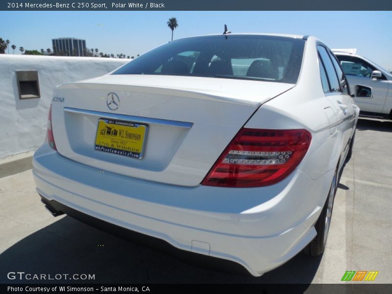 Polar White / Black 2014 Mercedes-Benz C 250 Sport