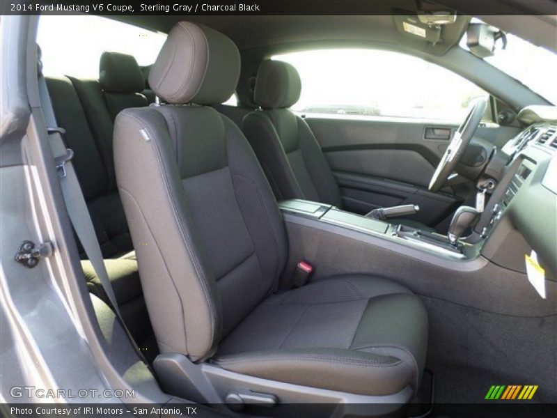 Sterling Gray / Charcoal Black 2014 Ford Mustang V6 Coupe