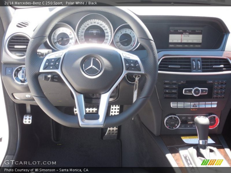 Polar White / Black 2014 Mercedes-Benz C 250 Sport