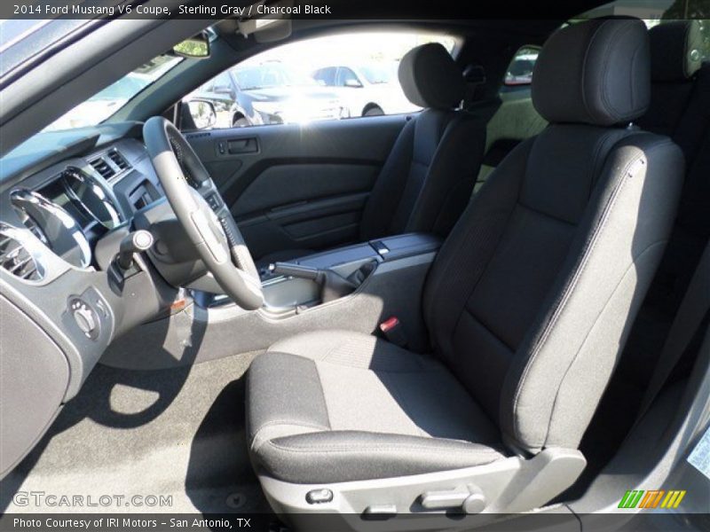 Sterling Gray / Charcoal Black 2014 Ford Mustang V6 Coupe