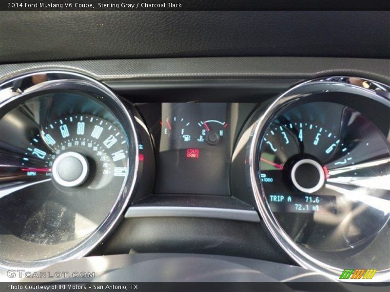 Sterling Gray / Charcoal Black 2014 Ford Mustang V6 Coupe