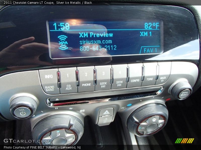 Silver Ice Metallic / Black 2011 Chevrolet Camaro LT Coupe