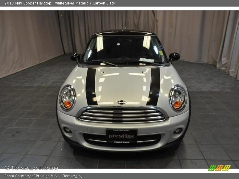 White Silver Metallic / Carbon Black 2013 Mini Cooper Hardtop