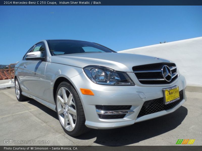 Iridium Silver Metallic / Black 2014 Mercedes-Benz C 250 Coupe