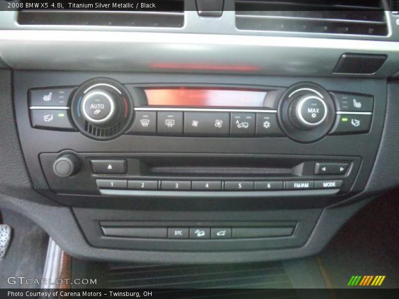 Titanium Silver Metallic / Black 2008 BMW X5 4.8i