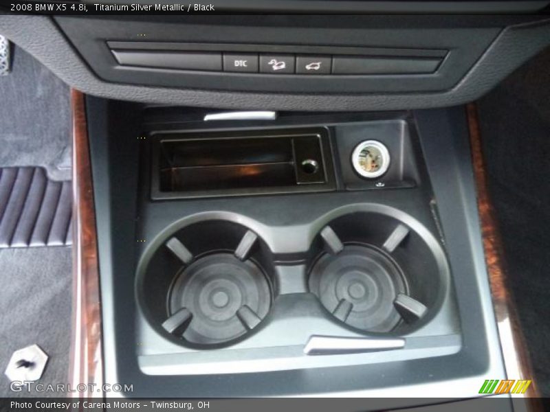 Titanium Silver Metallic / Black 2008 BMW X5 4.8i