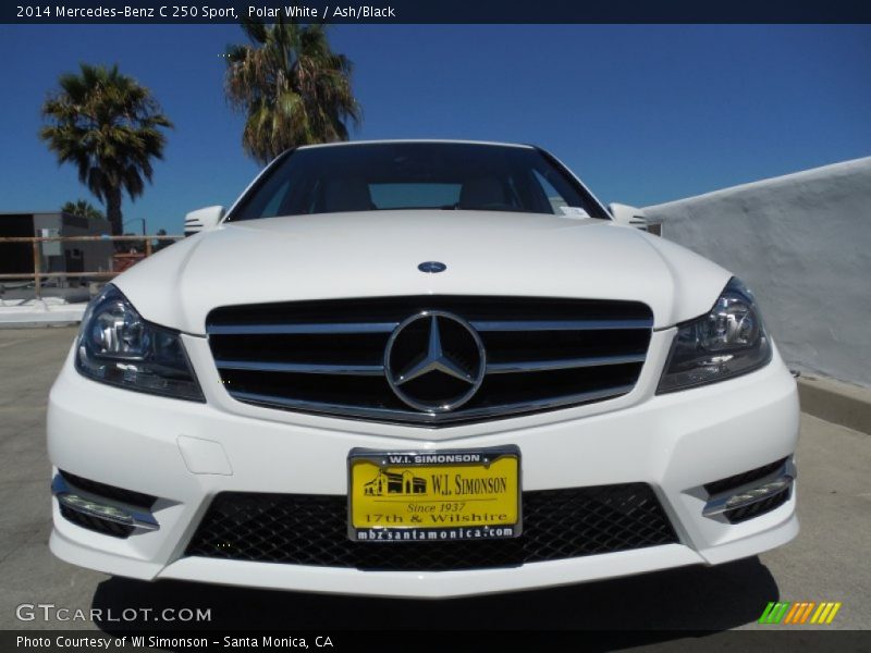 Polar White / Ash/Black 2014 Mercedes-Benz C 250 Sport