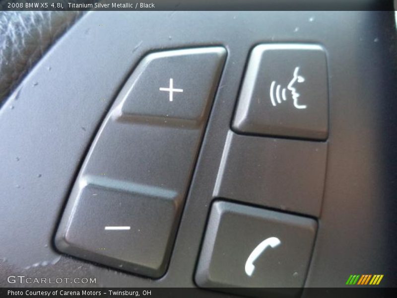 Titanium Silver Metallic / Black 2008 BMW X5 4.8i