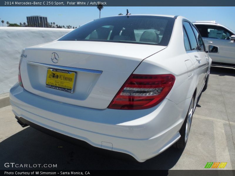 Polar White / Ash/Black 2014 Mercedes-Benz C 250 Sport