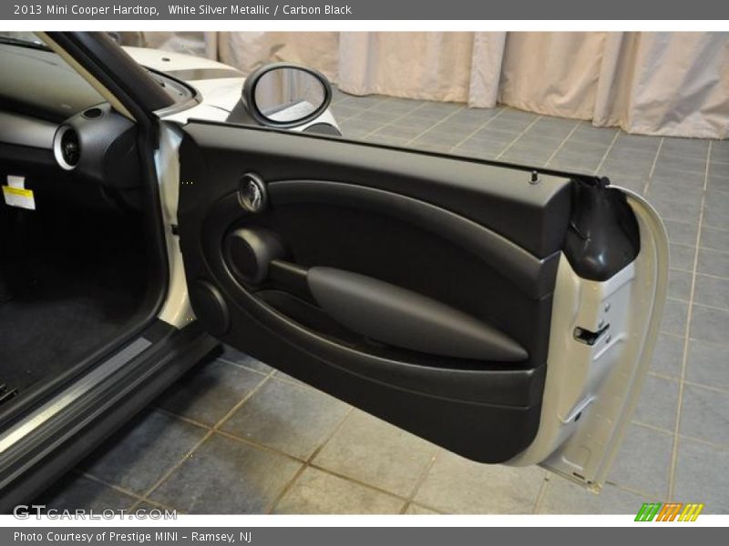 White Silver Metallic / Carbon Black 2013 Mini Cooper Hardtop