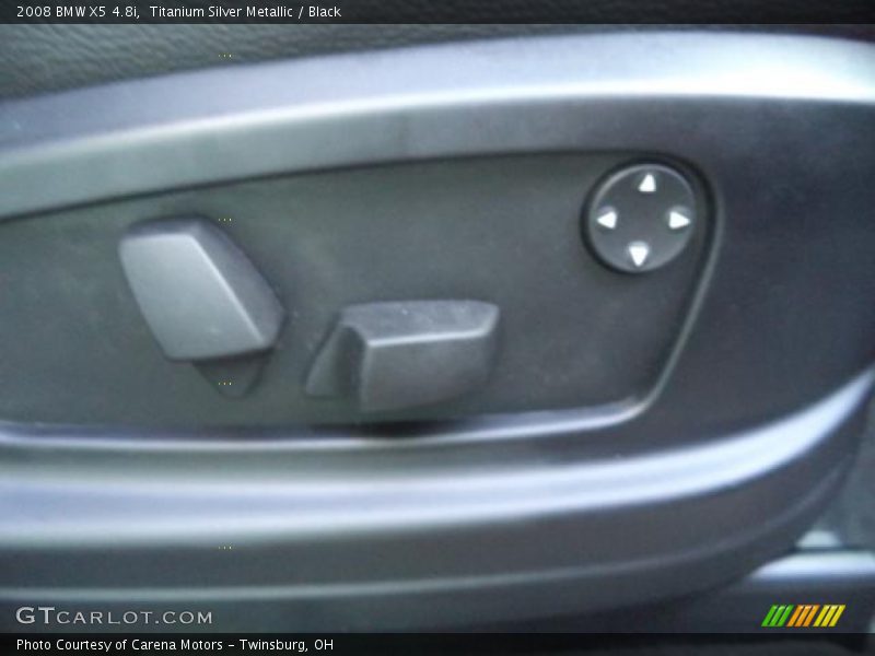 Titanium Silver Metallic / Black 2008 BMW X5 4.8i
