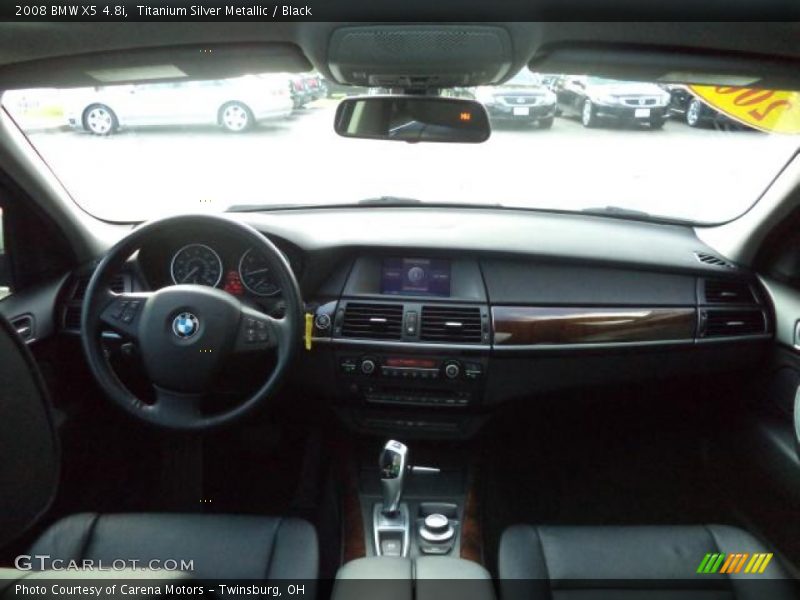Titanium Silver Metallic / Black 2008 BMW X5 4.8i