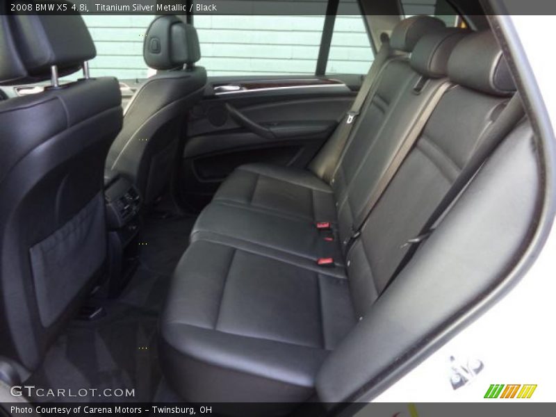 Titanium Silver Metallic / Black 2008 BMW X5 4.8i