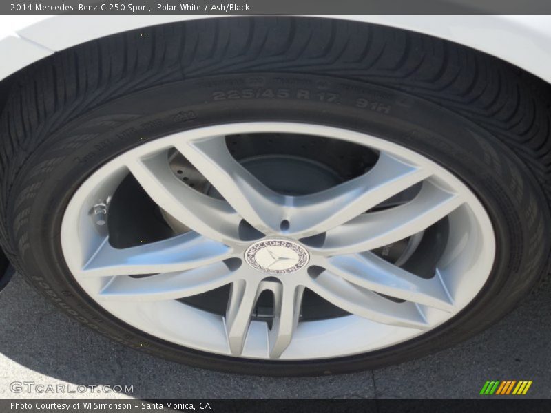 Polar White / Ash/Black 2014 Mercedes-Benz C 250 Sport
