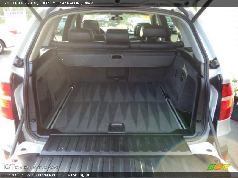 Titanium Silver Metallic / Black 2008 BMW X5 4.8i