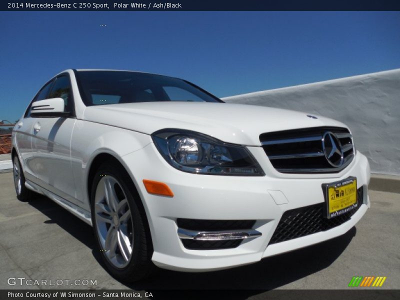 Polar White / Ash/Black 2014 Mercedes-Benz C 250 Sport